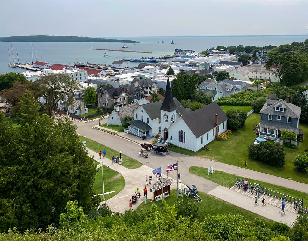 View on Mackinac Island, Michigan