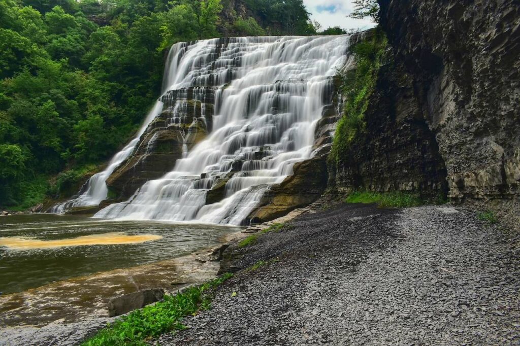 Ithaca waterfall